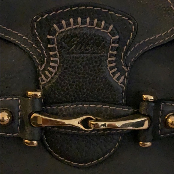 Gucci grey leather Pelham large shoulder bag. - Picture 2 of 8